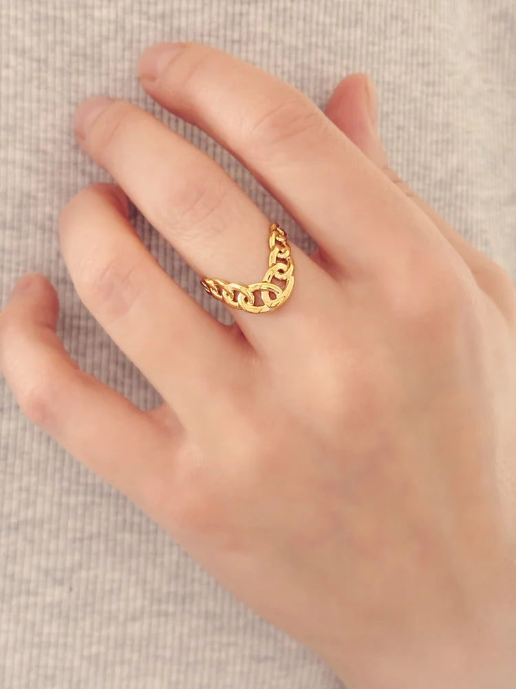 Bague Rosie dorée de Tokade