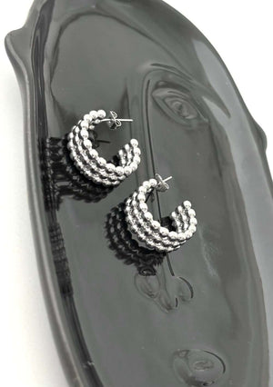 Boucles d'oreilles Sarnia argent de Tokade