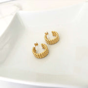 Boucles d'oreilles Sarnia dorées de Tokade