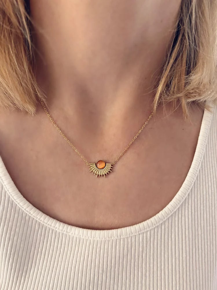 Collier sunny doré de Tokade