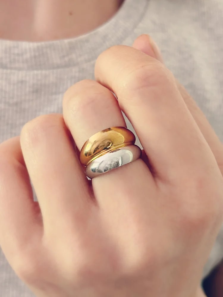 Bague Suzy dorée de Tokade