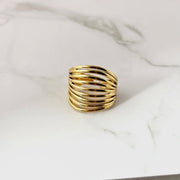 Bague Thatiana dorée de Tokade