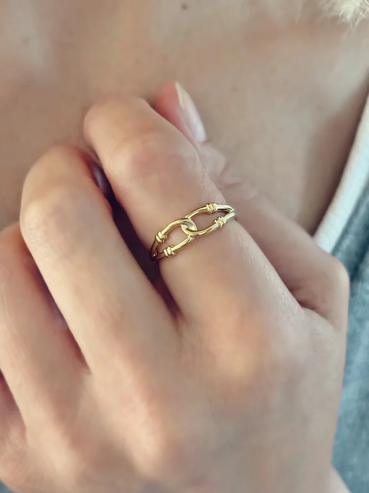 Bague Tiana dorée de Tokade