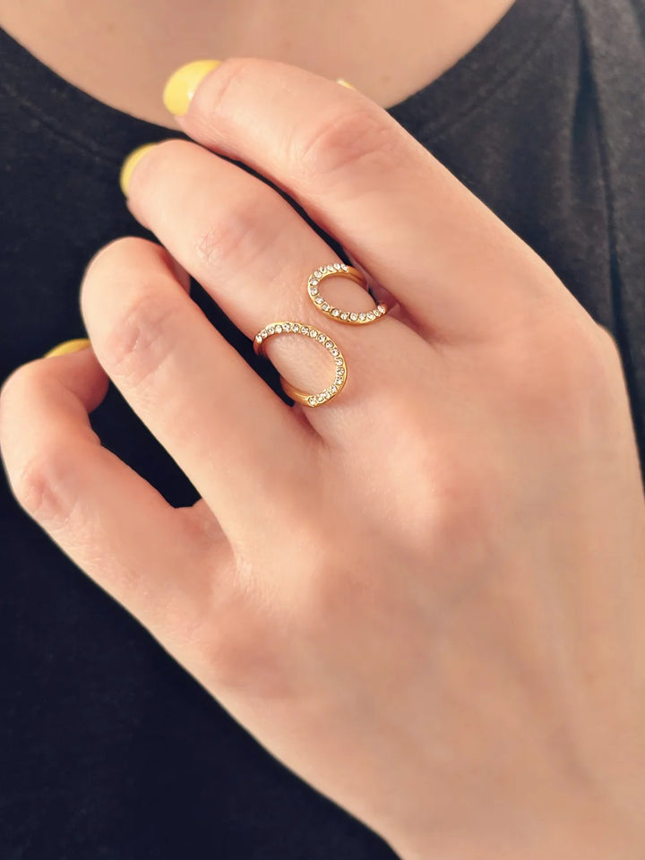 Bague Tina dorée de Tokade