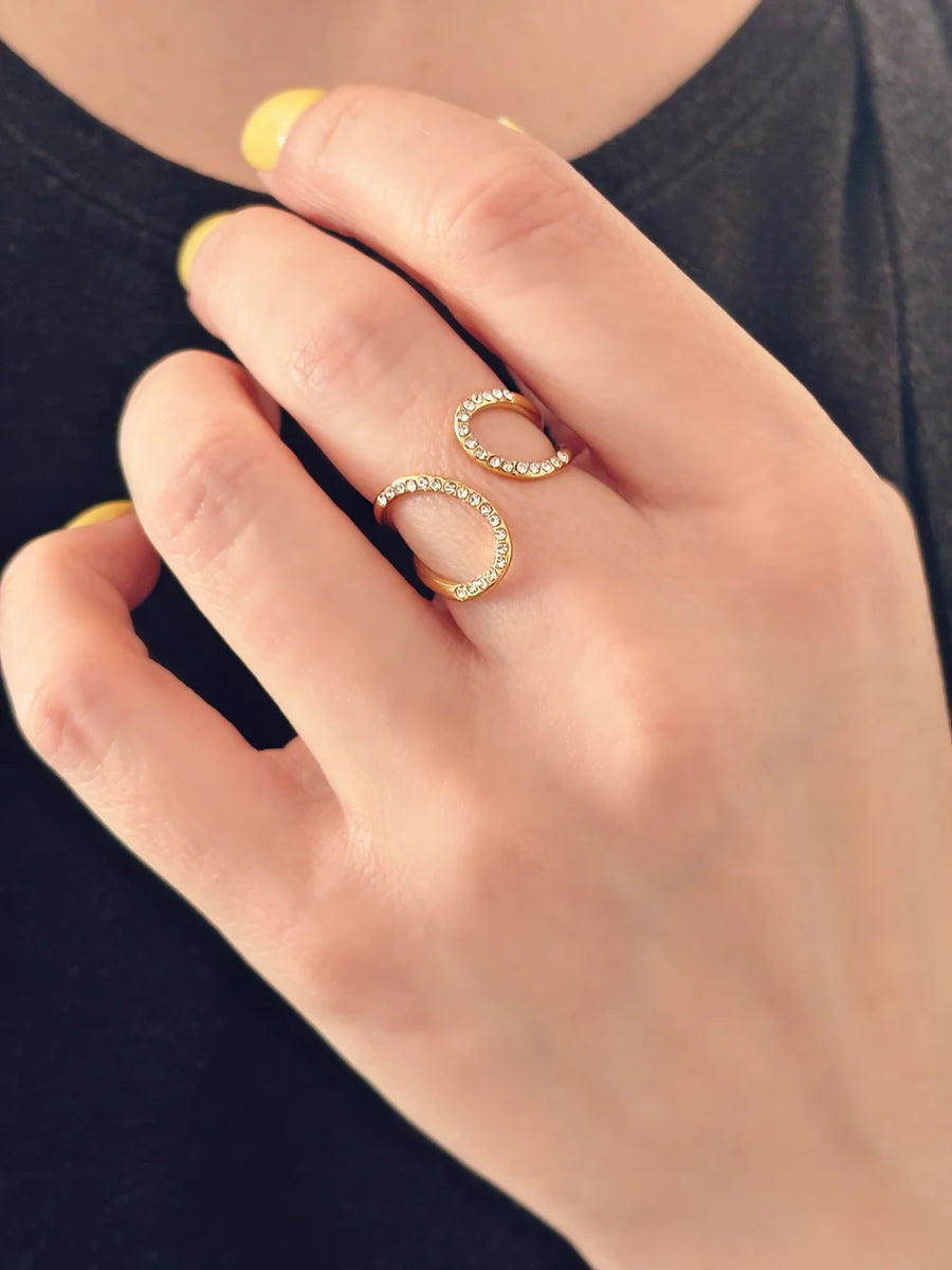 Bague Tina dorée de Tokade