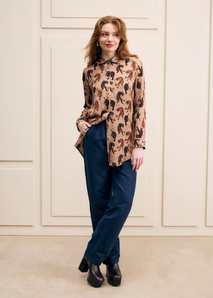 Chemisier Tigres de Hilary Macmillan