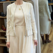 Cardigan franges beige de WNT