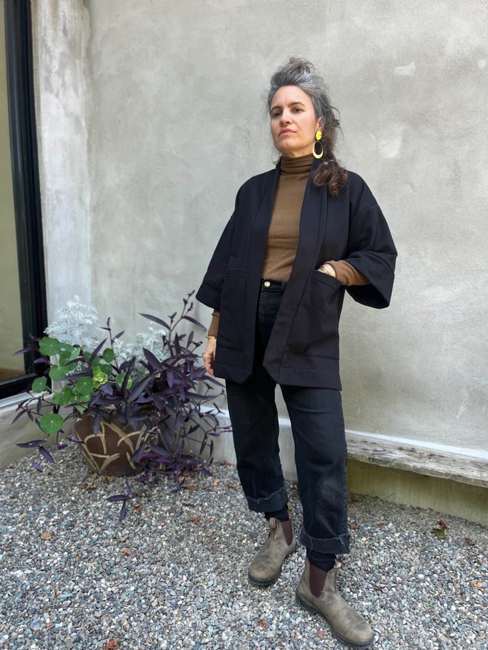 Veste Cydonia noire de Kazak