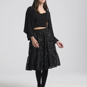 Foulard zoe noir de Kollontaï