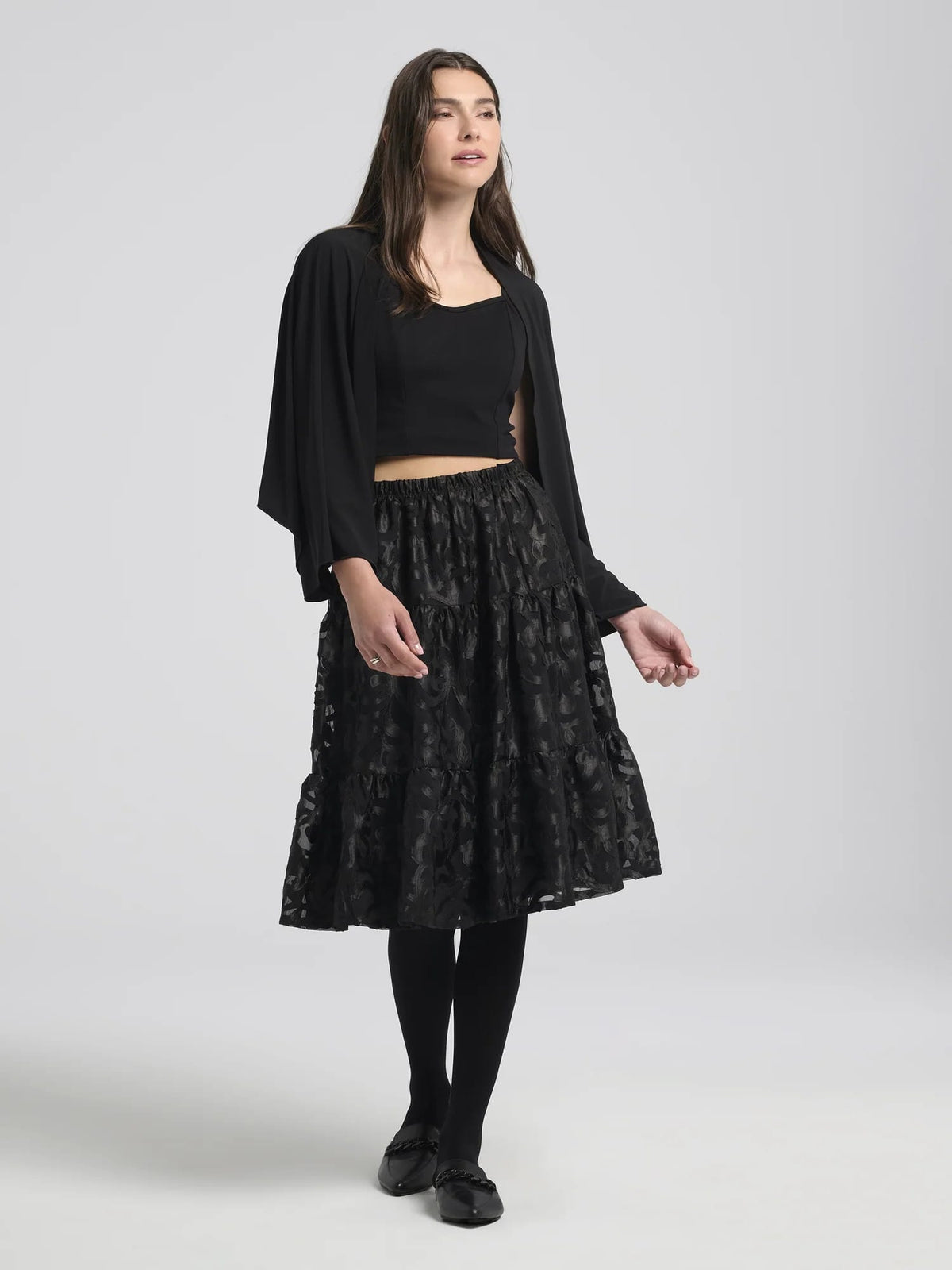 Foulard zoe noir de Kollontaï
