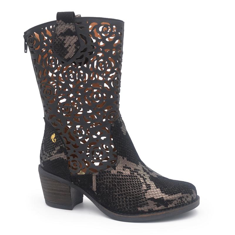Botte Shania noire par Glamille
