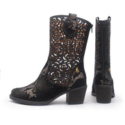 Botte Shania noire par Glamille