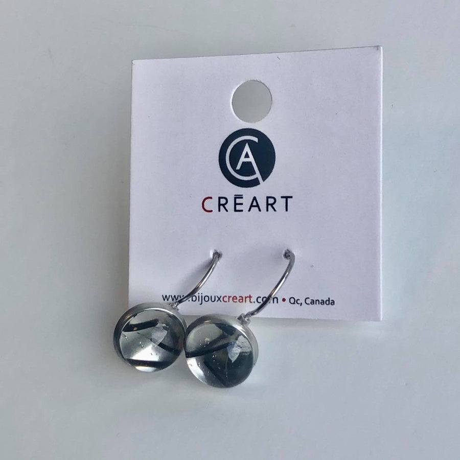 Boucles d'oreilles Ronde 5 de Cré-Art