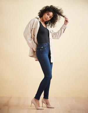 Jeans Rachel DK Indie taille haute et coupe droite de Yoga Jeans
