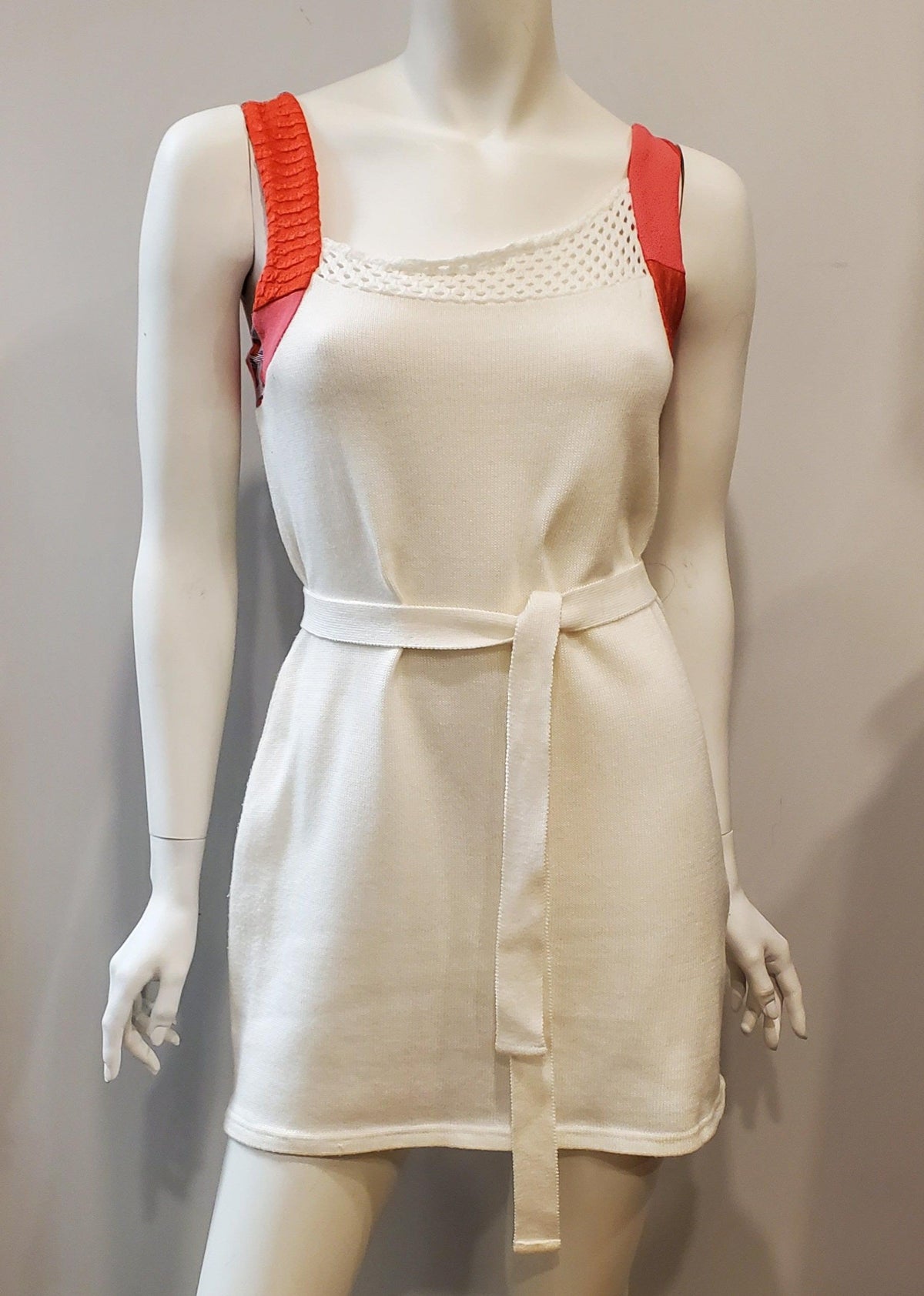 Tunique tricot blanc small par Myco Anna