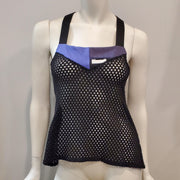 Camisole tricot ajouré noir small par Myco Anna