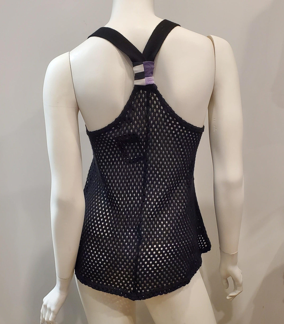 Camisole tricot ajouré noir small par Myco Anna
