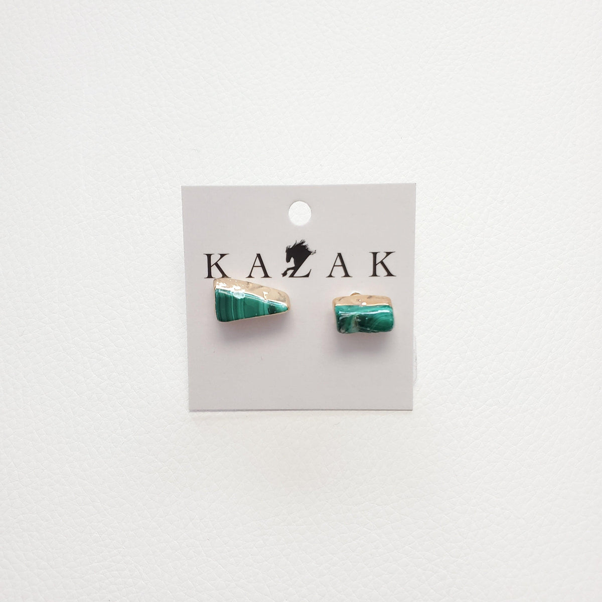 Boucles d'oreilles Malachite de Kazak