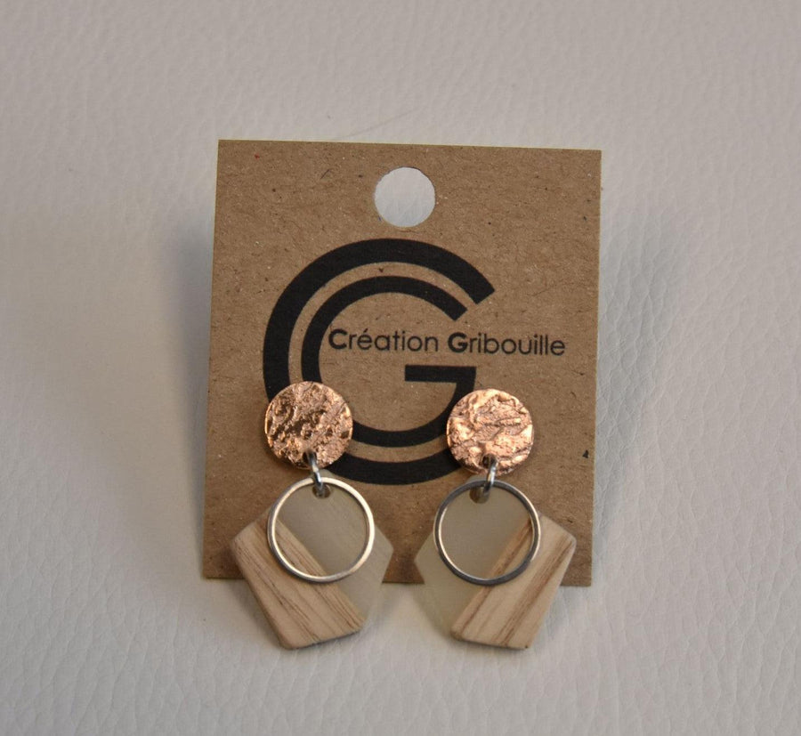 Boucles d'oreilles #206 de Gribouille