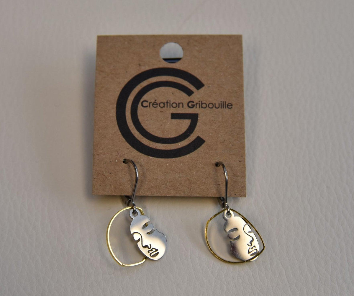 Boucles d'oreilles #241 de Gribouille