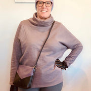 Sac Woodstock mauve de Kazak