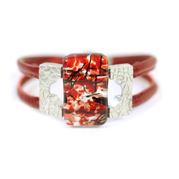Bracelet Mosaïk rouge 3 de Cré-Art 2000B