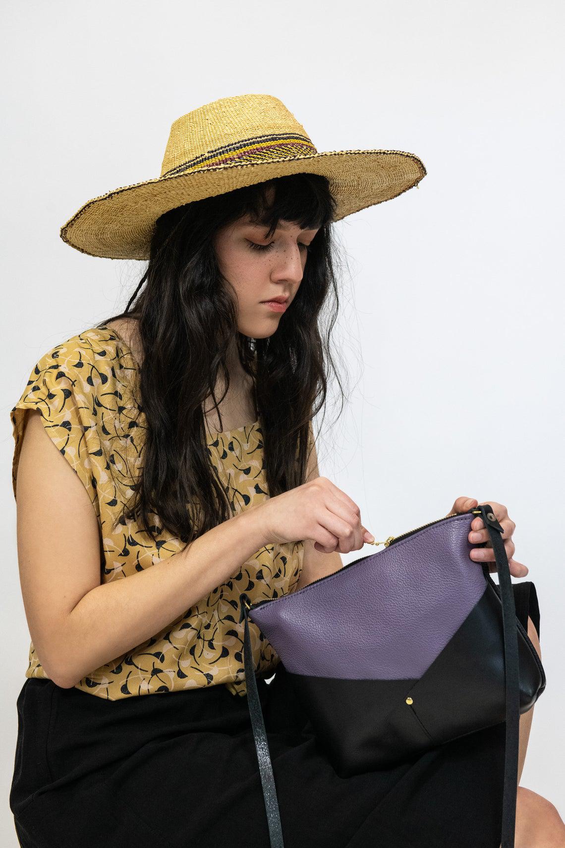 Sac Woodstock mauve de Kazak